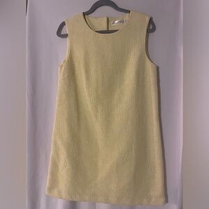 ❌SOLD❌60s Pastel Yellow Sheath Dress